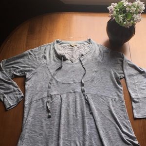 Heather gray tunic